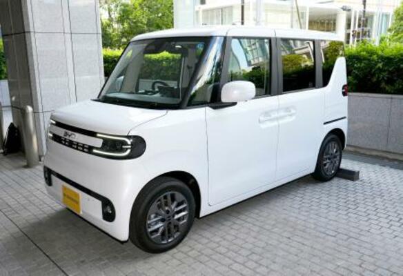 BYDが発売する軽EV「RACCO(ラッコ)」=横浜市