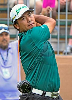 第3ラウンド、12ホールを回って通算6アンダーで暫定30位の松山英樹=TPCサンアントニオ(共同)