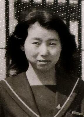 安福久美子容疑者(高校の卒業アルバムから)