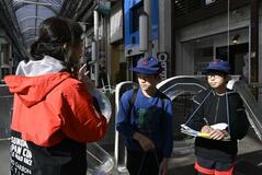 記者を体験、苦戦も収穫