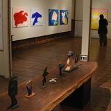 画家・渡辺豊重さん追悼展　「鬼」シリーズなど94作品集結　那珂川の「もうひとつの美術館」
