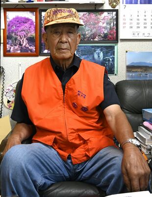 県猟友会那須北支部長の小川氏