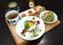 薬味でいただく和風ロコモコ丼