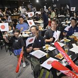 パリオリンピック　トライアスロン男子のニナー選手に宇都宮から大声援