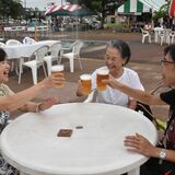 大田原で16日までビアガーデン　350席、開放感を満喫