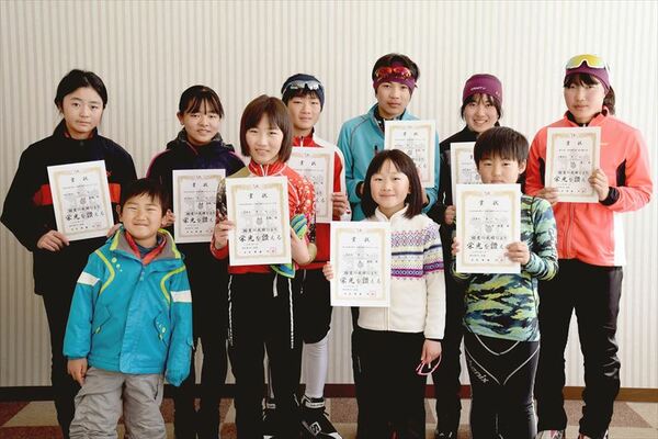 各部門の入賞者