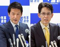 中道の階氏、党名変更に言及