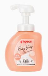 濃密な泡のベビーソープ