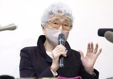 横田早紀江さん「首相に期待」