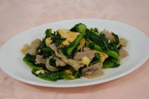 ＜かき菜の中華炒め＞甘さ引き立つ春の香り