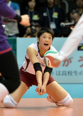 全日本高校選手権で活躍する黒後選手＝2017年１月６日、東京都