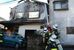 住宅を焼いた火災現場＝30日午後３時、宇都宮市雀の宮４丁目