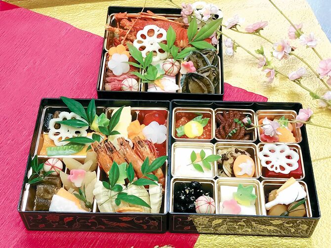 祝いの席にふさわしい華やかなおせち料理