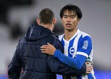 三笘は後半に途中出場