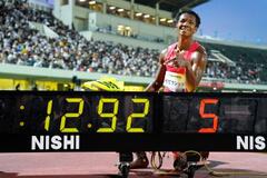 村竹が日本勢初の１２秒台