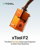 xTool、AIクラフティング・エージェントを搭載した高性能ポータブル・デュアルレーザー彫刻機「F2」を発表