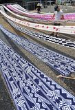 伝統技法の浴衣地そよぐ　宇都宮