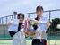 ソフトテニス女子個人優勝の秋田・広谷流組