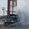 宇都宮の工場で火災