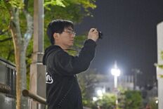 人がいない風景、撮り続ける　夜の宇都宮の「空白」に孤独な自分の姿重ねて