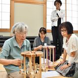 新たな地域資源創出へ　大田原で大関組紐講座始まる　８人が体験