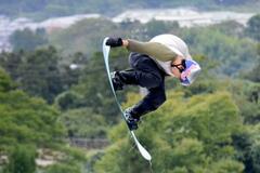 荻原大翔、得意の高回転技を披露