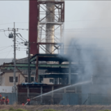 宇都宮の工場で火災