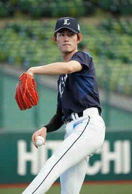 約２カ月ぶりに１軍の先発マウンドに立った今井＝メットライフドーム