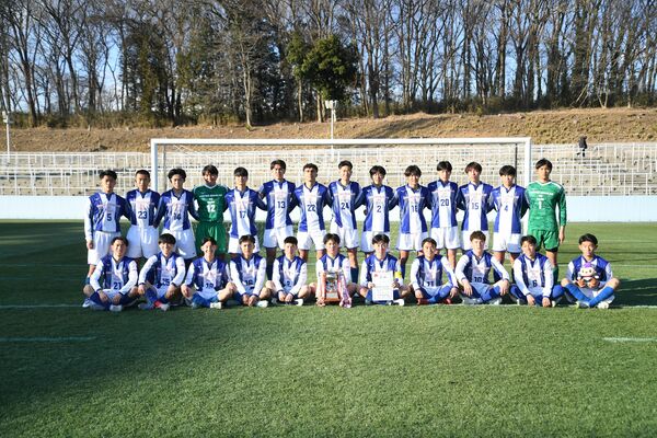 サッカー男子優勝の矢板中央