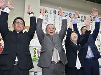 益子町長選、再選の広田氏「責任の重さ感じる」　組織力で新人2氏を圧倒　…