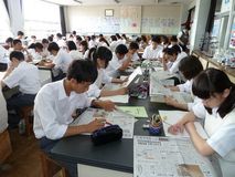 取材の仕方学ぶ／宇都宮市古里中