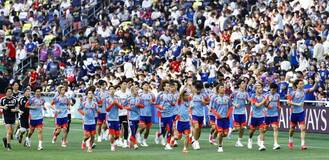 米キャンプ地到着、初練習