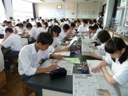 取材の仕方学ぶ／宇都宮市古里中