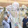 涼呼ぶ風鈴 参道に800個　塩谷の観音寺　12日に恒例の「青葉まつり」