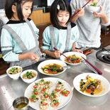 塩焼きだけじゃない、アユ料理　カナッペ、アクアパッツァ…　なかがわ水遊…