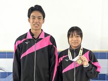 インターハイ女子バタフライで後藤選手が自己ベストで初優勝
