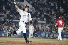 ロッテの４番山口 リーグ記録に並ぶ