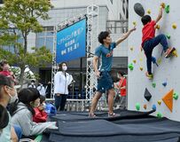 クライミング楢崎智亜選手講演会　宇都宮