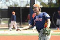 今井ブルペンで１３球