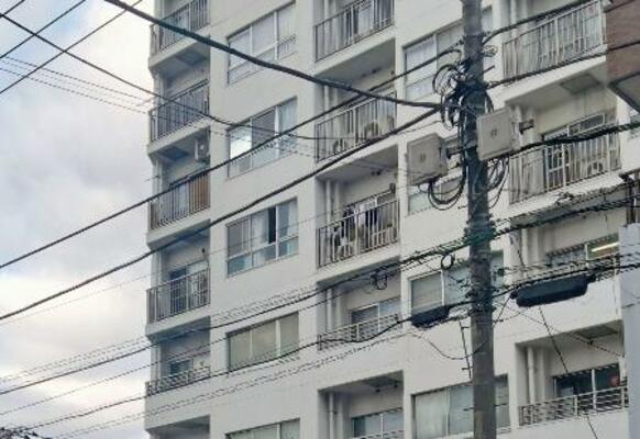 　台湾のプリンス幹部が代表取締役を務める「カデア」が入居するビル＝１月、東京都北区