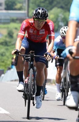 ６位に入った宇都宮ブリッツェンの谷＝三重県熊野市