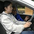 視覚障害者が運転の楽しさ満喫　宇都宮の自動車学校で体験ツアー