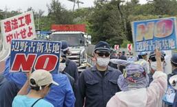 辺野古抗議の女性を書類送検へ