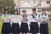 第２位に輝いた栃木女子高のメンバー