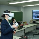 職場の様子ＶＲで　栃木県実証事業　遠隔地から就職後押し