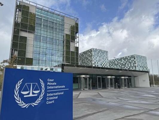 オランダ西部ハーグにある国際刑事裁判所(ICC)=9月(共同)