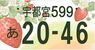 正式決定した県版図柄入りナンバープレート