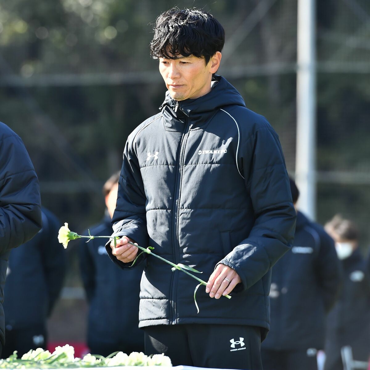 サッカーいわきFCスタッフ、平松大志さん（さくら市出身） 「倒れ