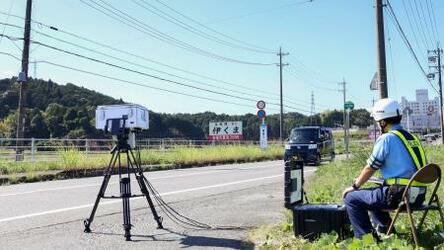 １００キロ超でカーブに突入か