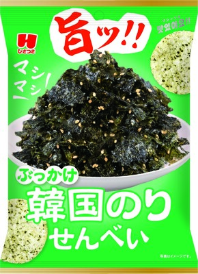 米菓「ぶっかけ韓国のりせんべい」